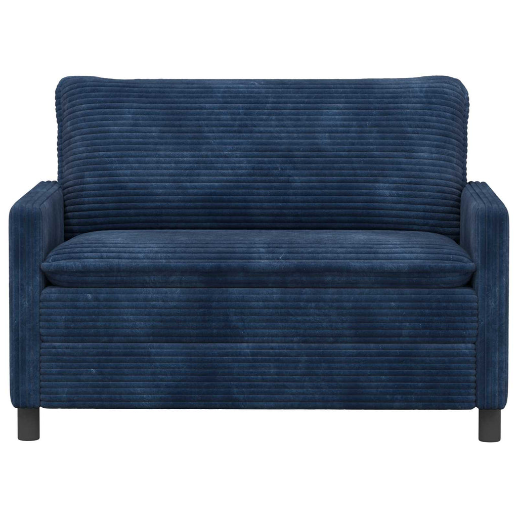 vidaXL Sofa Granatowy 126 x 81 x 87,5 cm Poliester