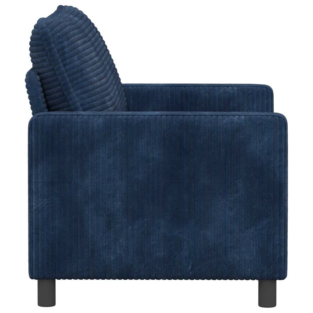 vidaXL Sofa Granatowy 126 x 81 x 87,5 cm Poliester