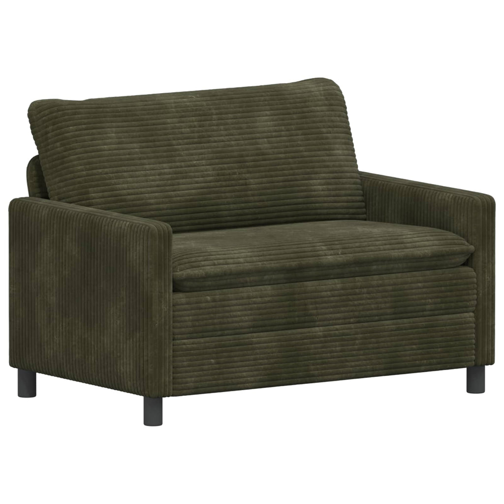 vidaXL Sofa zielony 126 x 81 x 87,5 cm Poliester