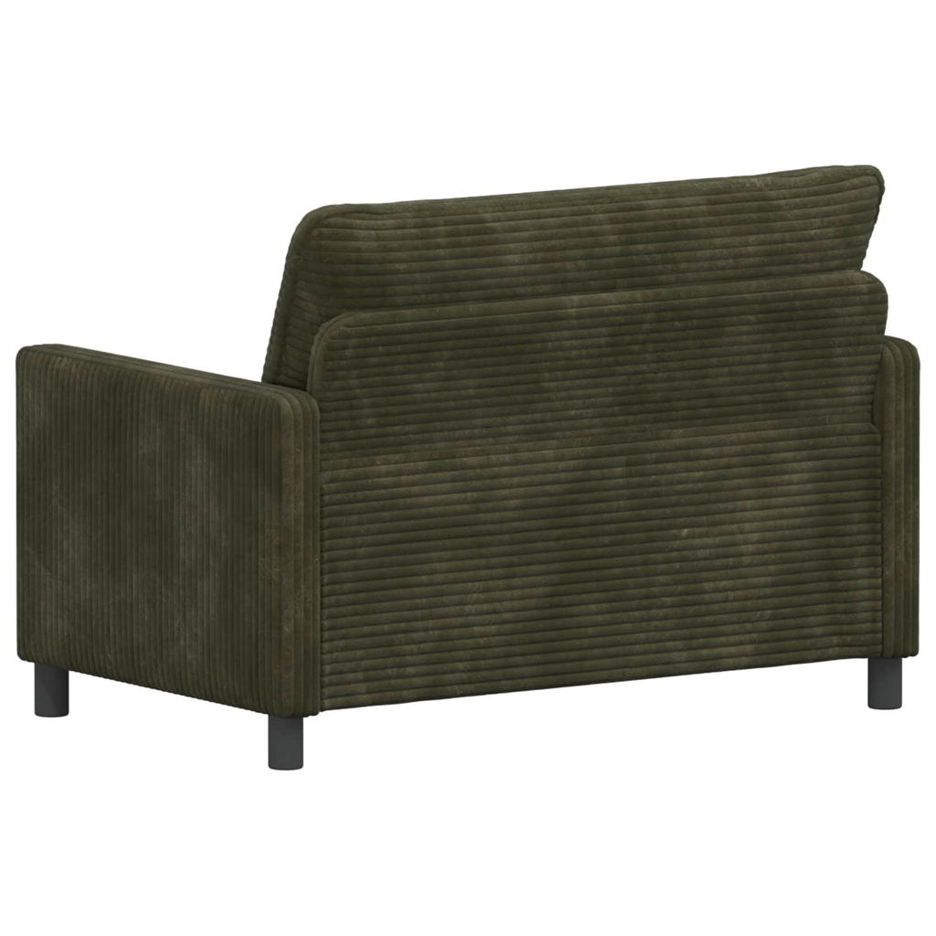 vidaXL Sofa zielony 126 x 81 x 87,5 cm Poliester