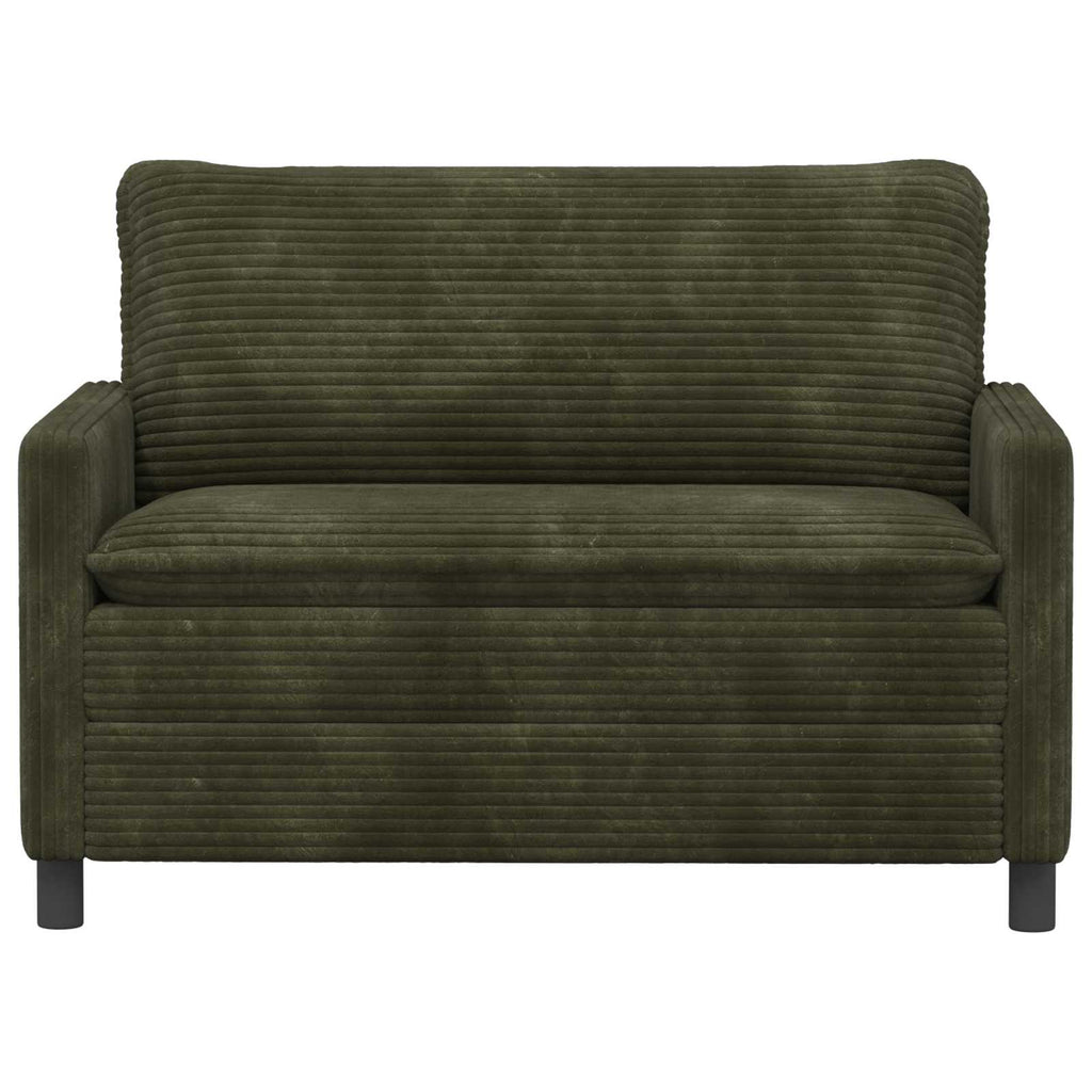 vidaXL Sofa zielony 126 x 81 x 87,5 cm Poliester