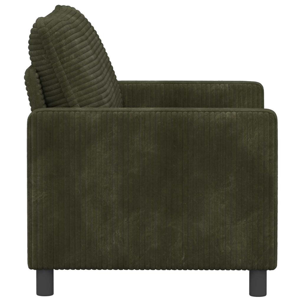 vidaXL Sofa zielony 126 x 81 x 87,5 cm Poliester