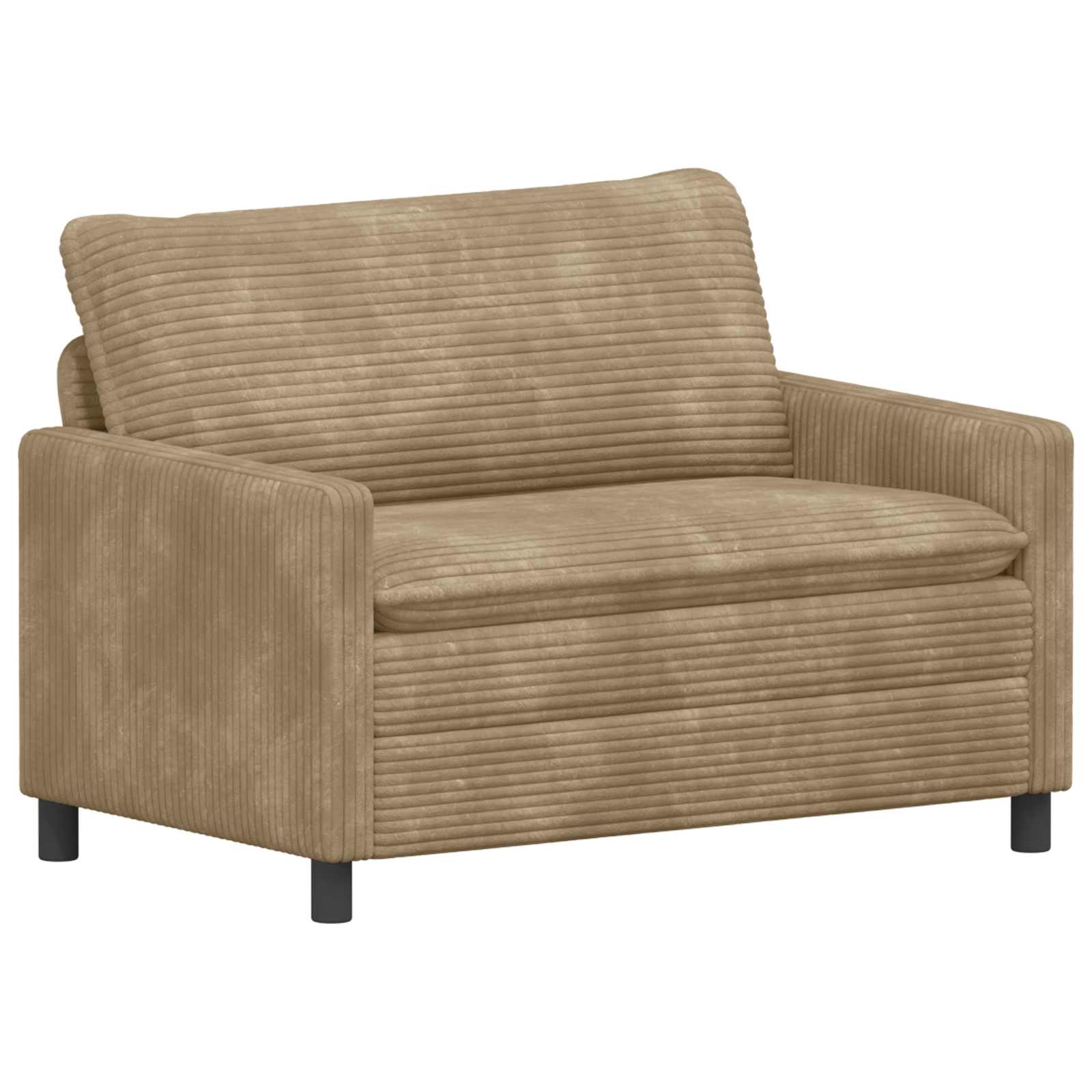 vidaXL Sofa Ciemnoszary 126 x 81 x 87,5 cm Poliester