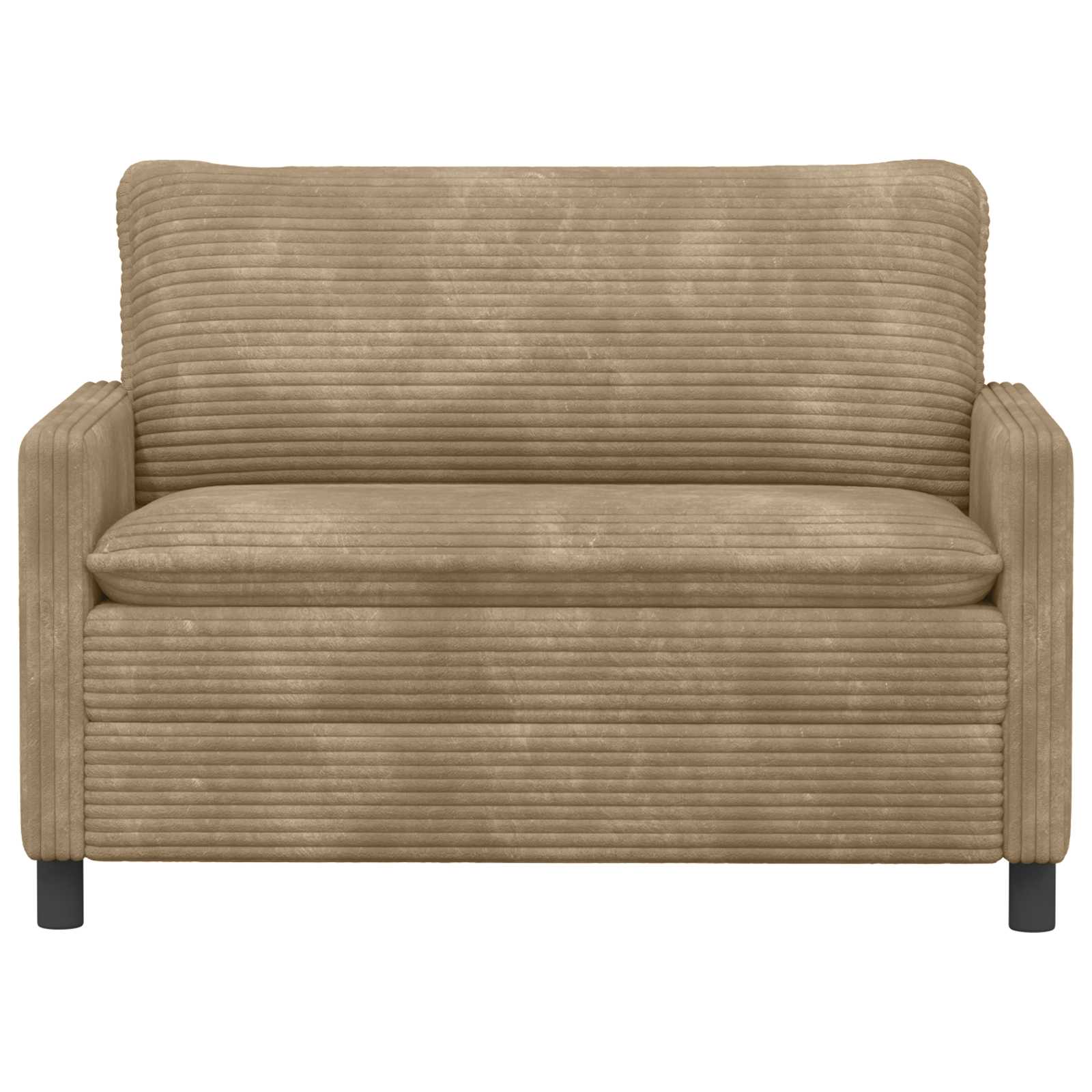 vidaXL Sofa Ciemnoszary 126 x 81 x 87,5 cm Poliester