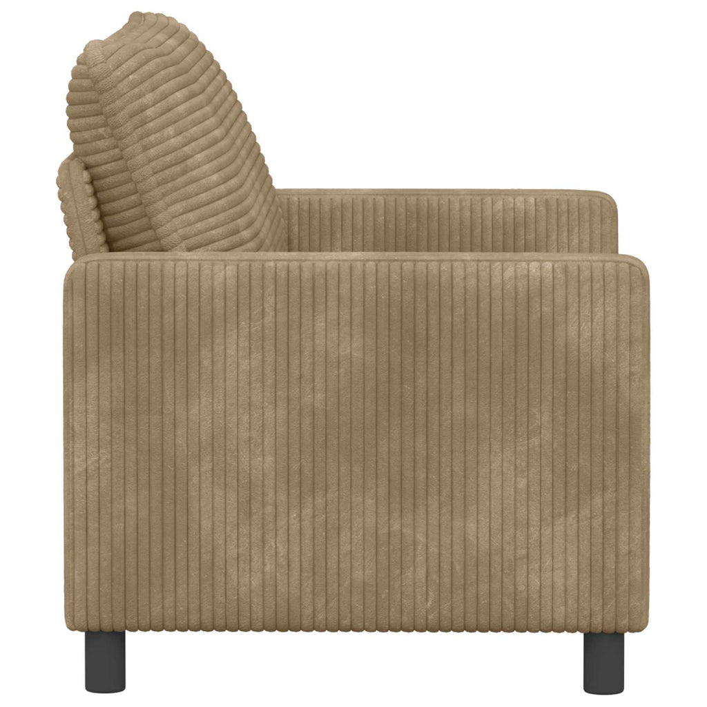 vidaXL Sofa Ciemnoszary 126 x 81 x 87,5 cm Poliester