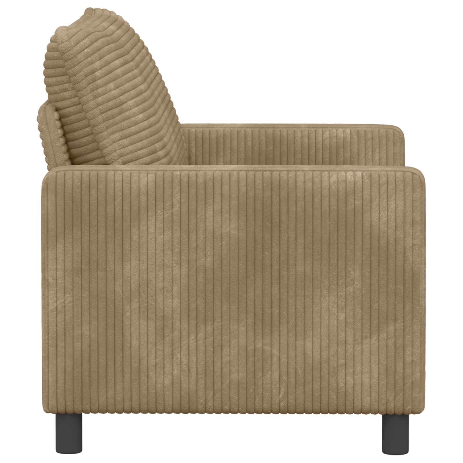 vidaXL Sofa Ciemnoszary 126 x 81 x 87,5 cm Poliester