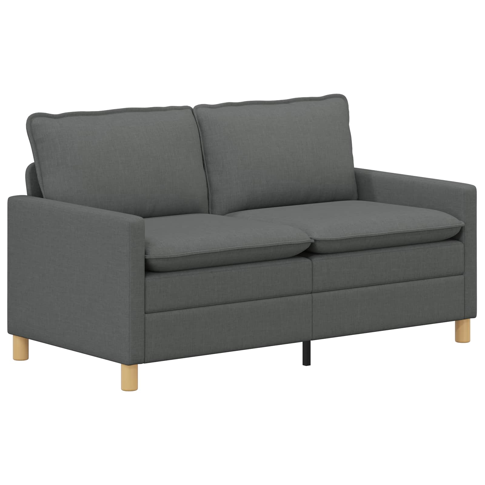 vidaXL Sofa ciemnoszary 156 x 81 x 87,5 cm tkanina