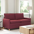 vidaXL Sofa Czerwone wino 156 x 81 x 87,5 cm tkanina
