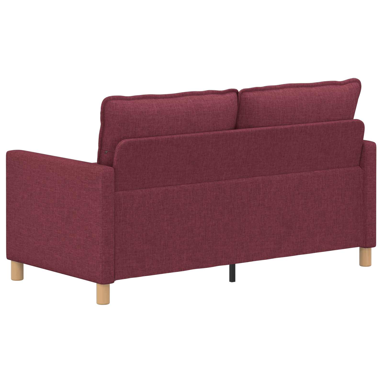 vidaXL Sofa Czerwone wino 156 x 81 x 87,5 cm tkanina