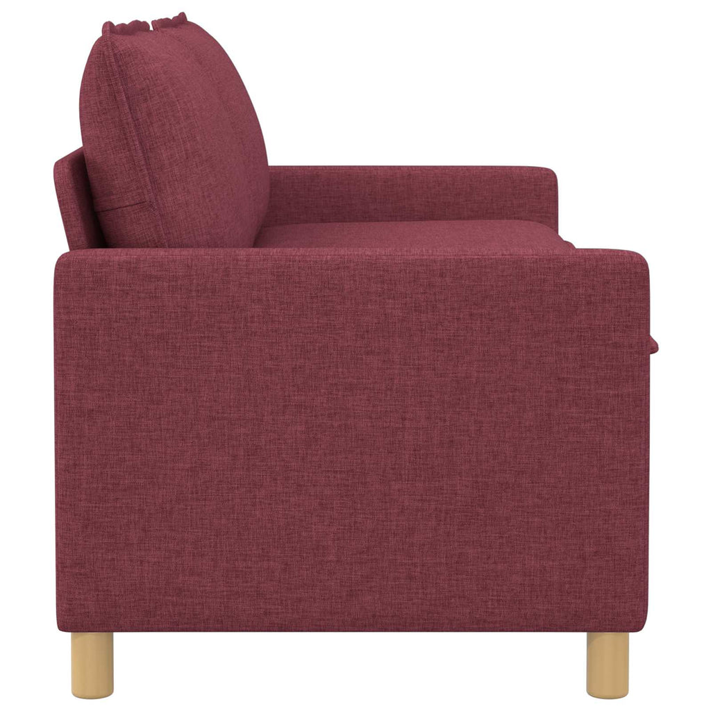 vidaXL Sofa Czerwone wino 156 x 81 x 87,5 cm tkanina