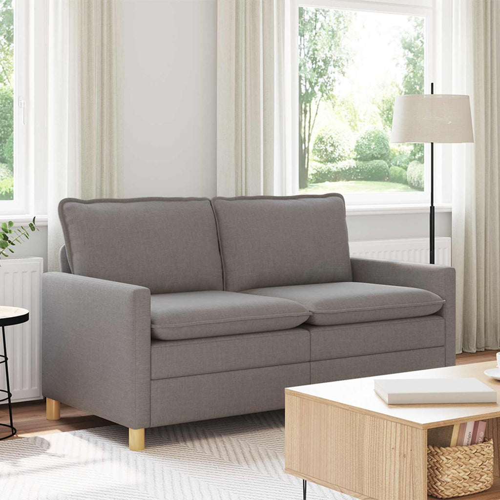 vidaXL Sofa Ciemnoszary 156 x 81 x 87,5 cm tkanina