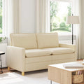 vidaXL Sofa kremowy 156 x 81 x 87,5 cm tkanina