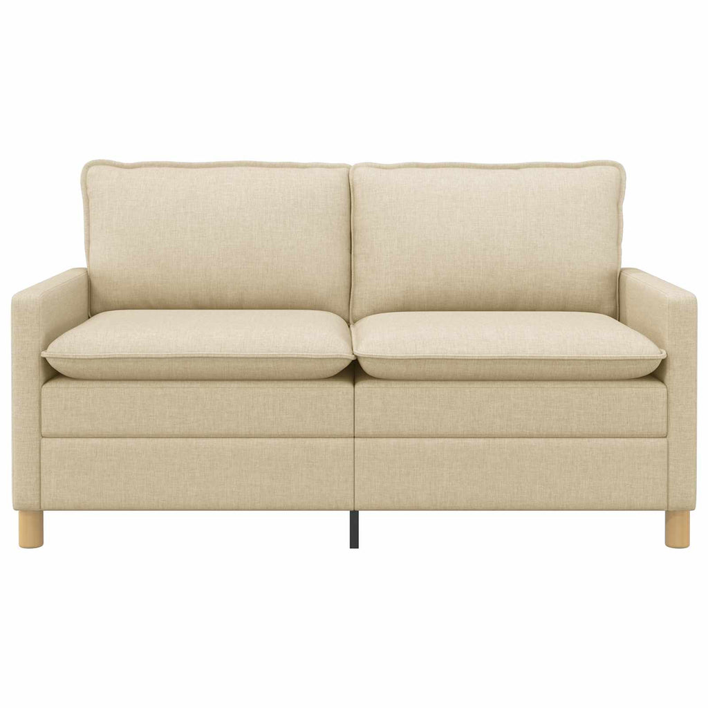 vidaXL Sofa kremowy 156 x 81 x 87,5 cm tkanina