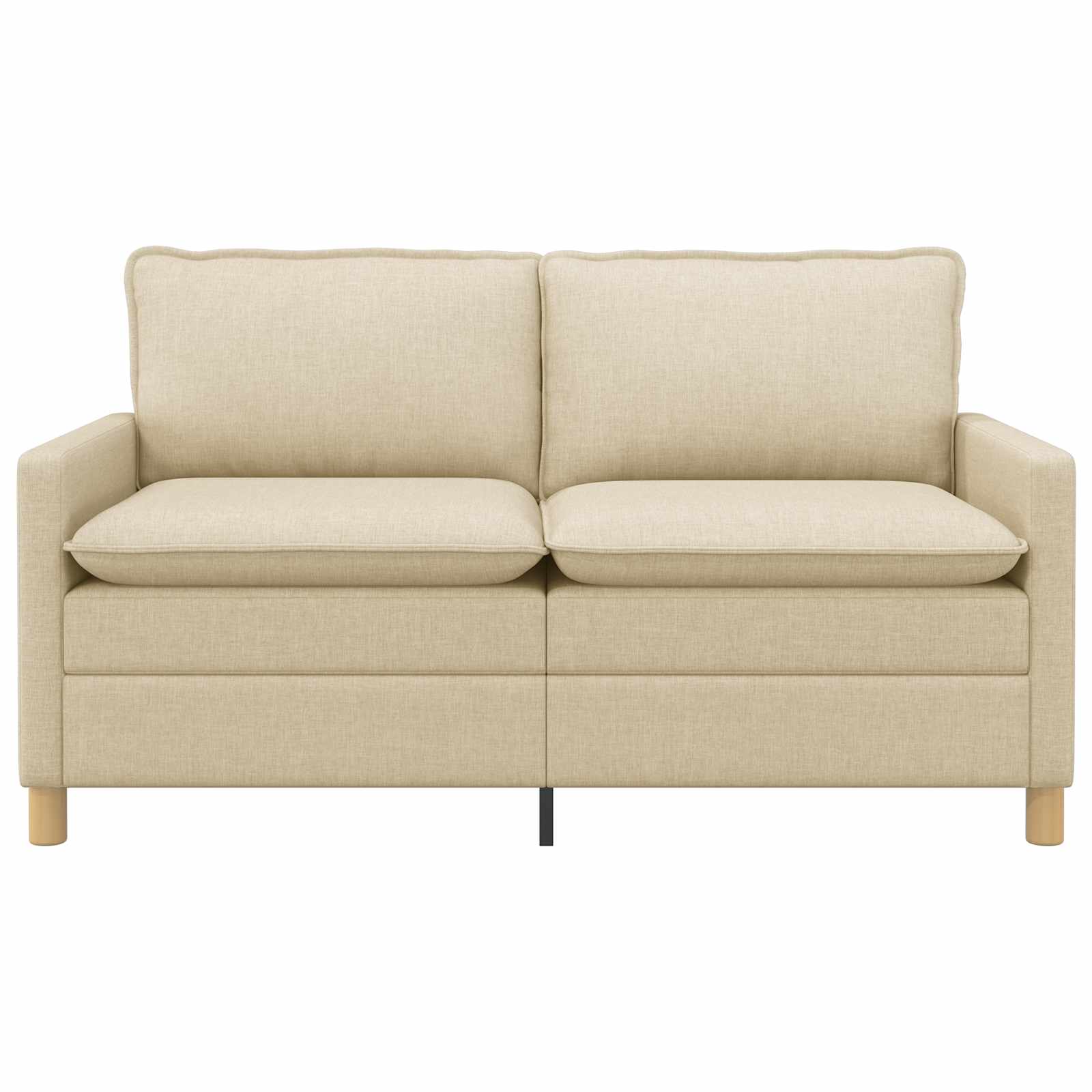 vidaXL Sofa kremowy 156 x 81 x 87,5 cm tkanina