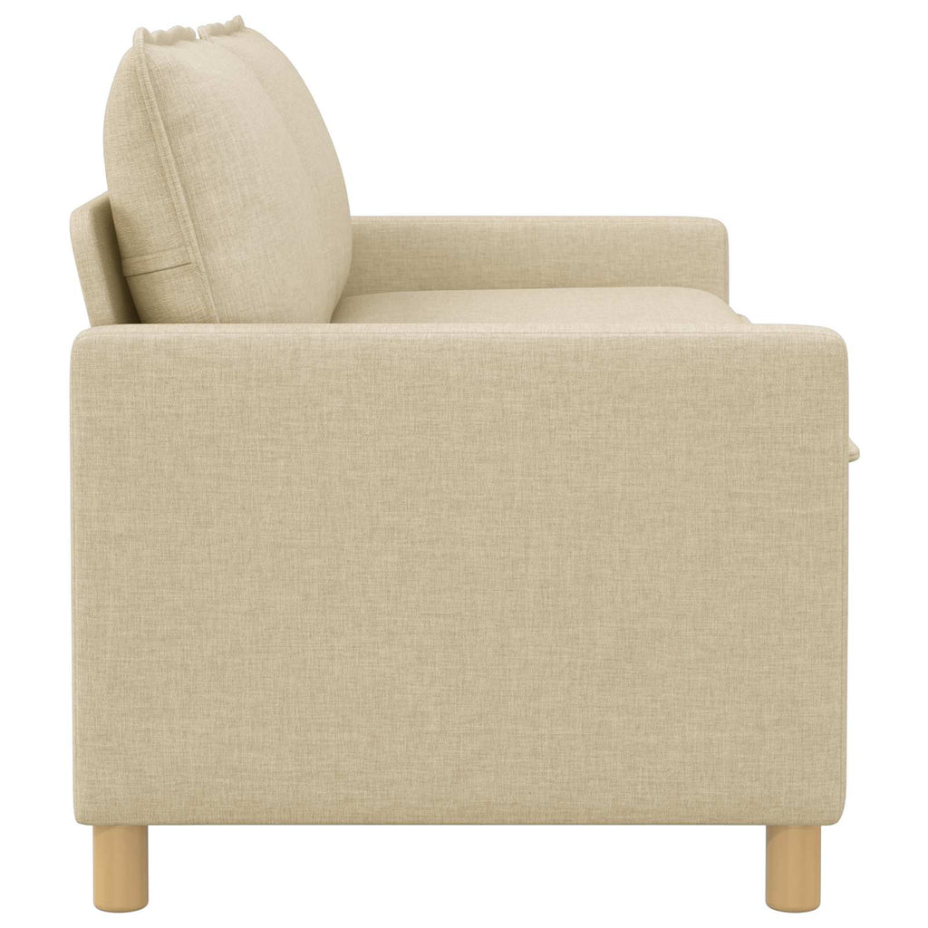 vidaXL Sofa kremowy 156 x 81 x 87,5 cm tkanina