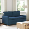 vidaXL Sofa niebieski 156 x 81 x 87,5 cm tkanina