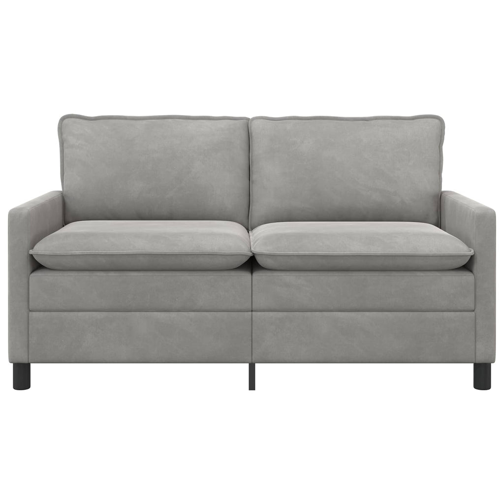 vidaXL Sofa jasnoszary 156 x 81 x 87,5 cm Welur