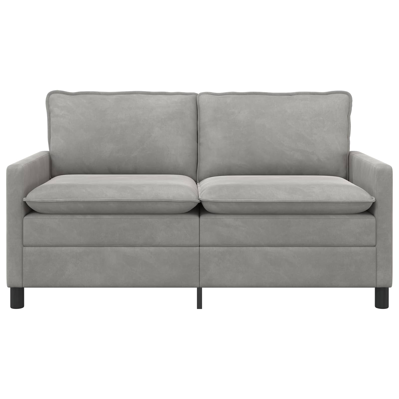 vidaXL Sofa jasnoszary 156 x 81 x 87,5 cm Welur