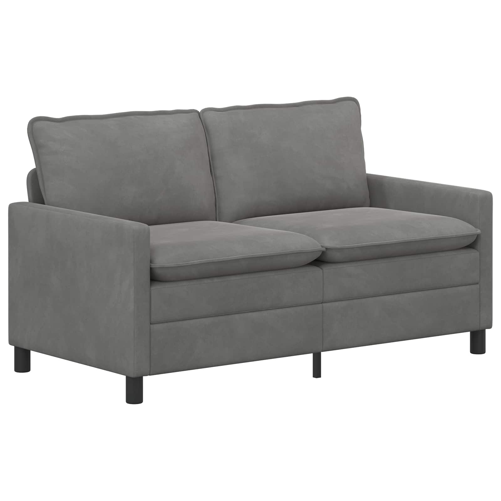 vidaXL Sofa ciemnoszary 156 x 81 x 87,5 cm Welur