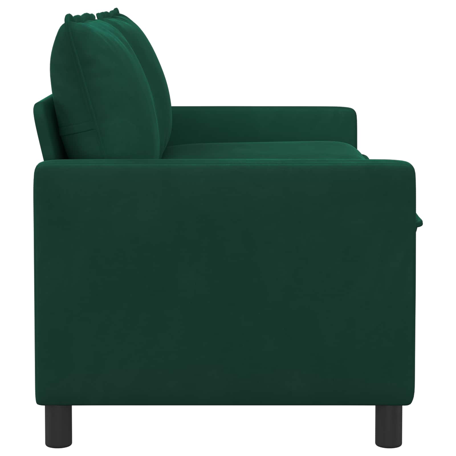 vidaXL Sofa Ciemnozielony 156 x 81 x 87,5 cm Welur