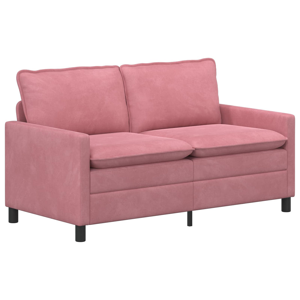 vidaXL Sofa różowy 156 x 81 x 87,5 cm Welur