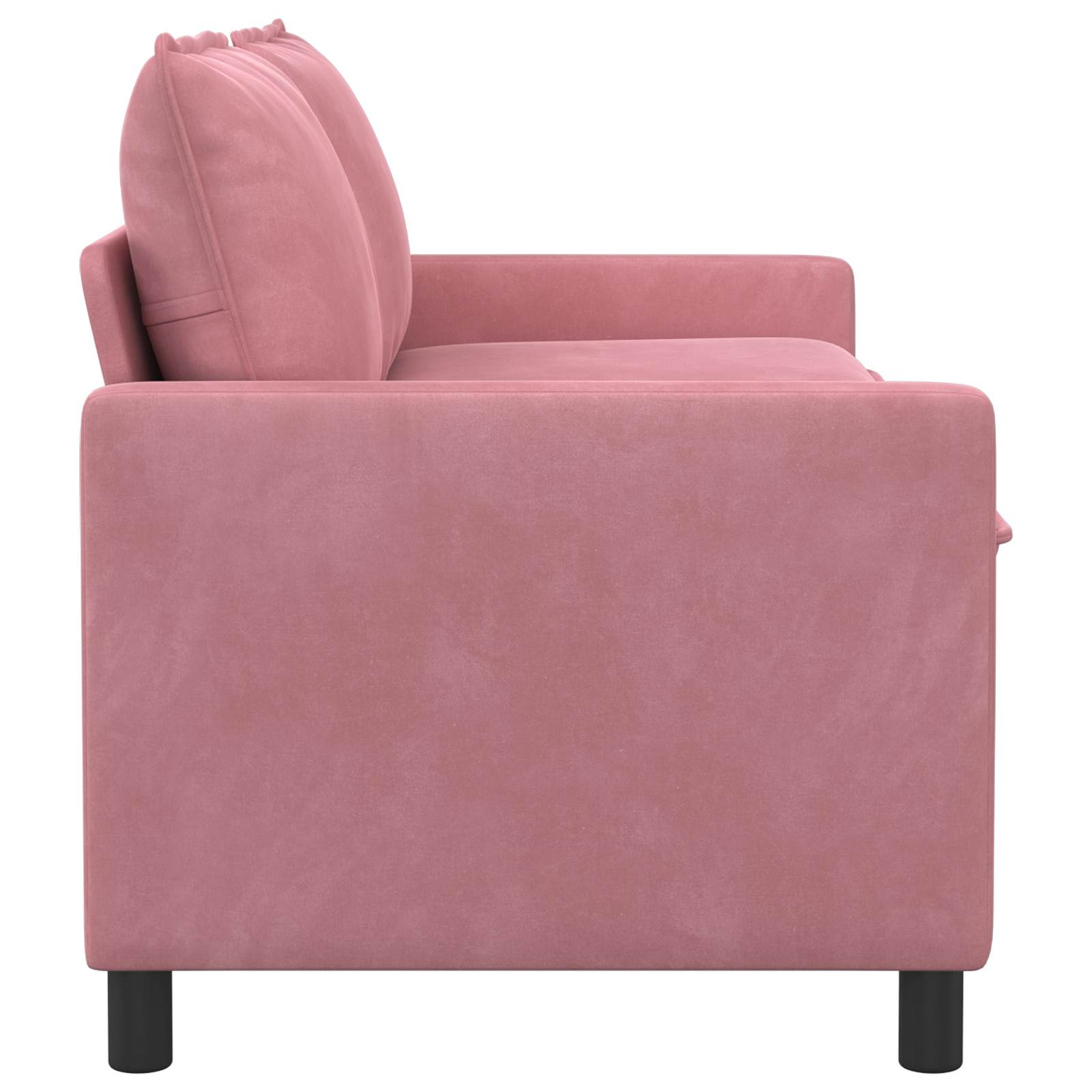 vidaXL Sofa różowy 156 x 81 x 87,5 cm Welur