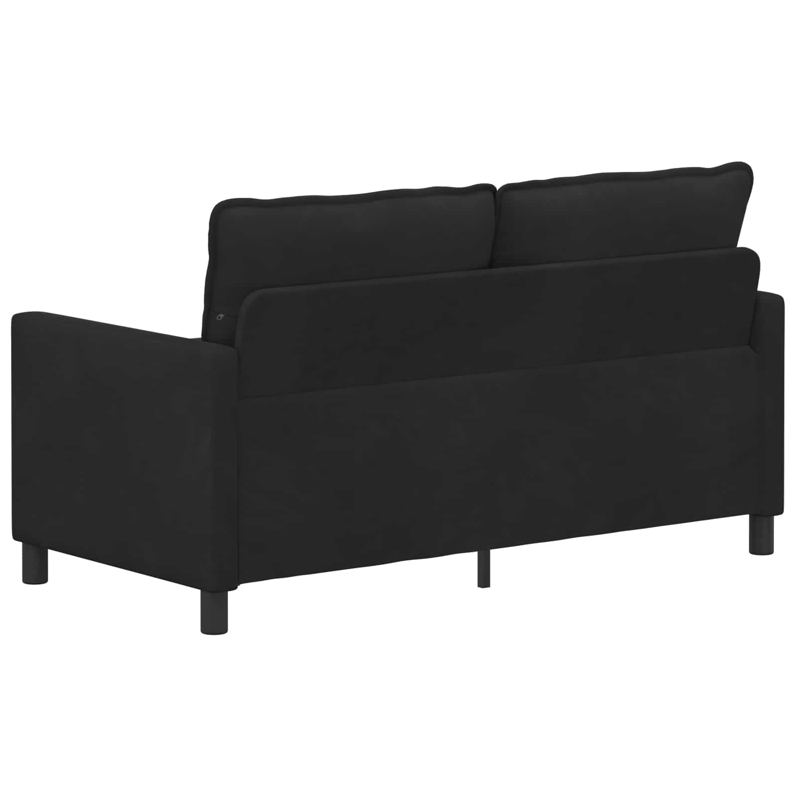 vidaXL Sofa Czarny 156 x 81 x 87,5 cm Welur
