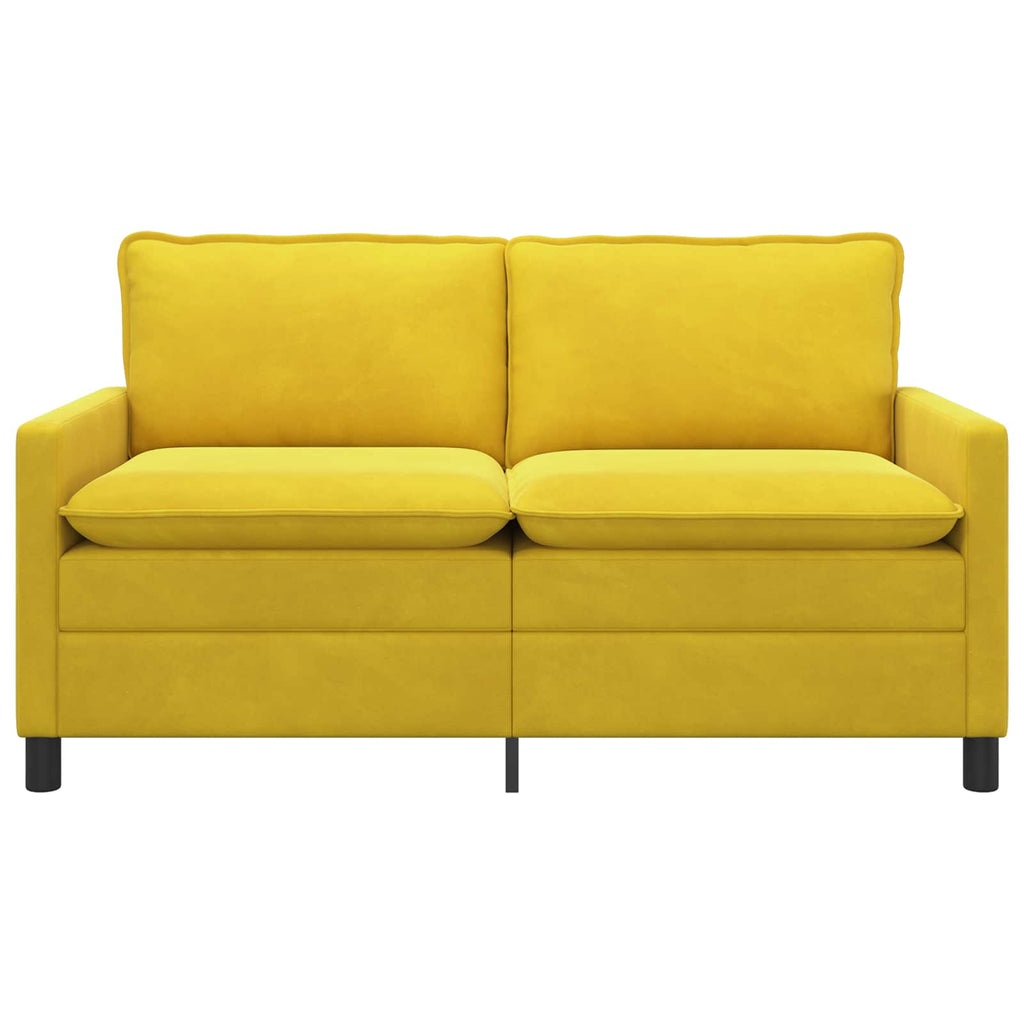 vidaXL Sofa żółty 156 x 81 x 87,5 cm Welur