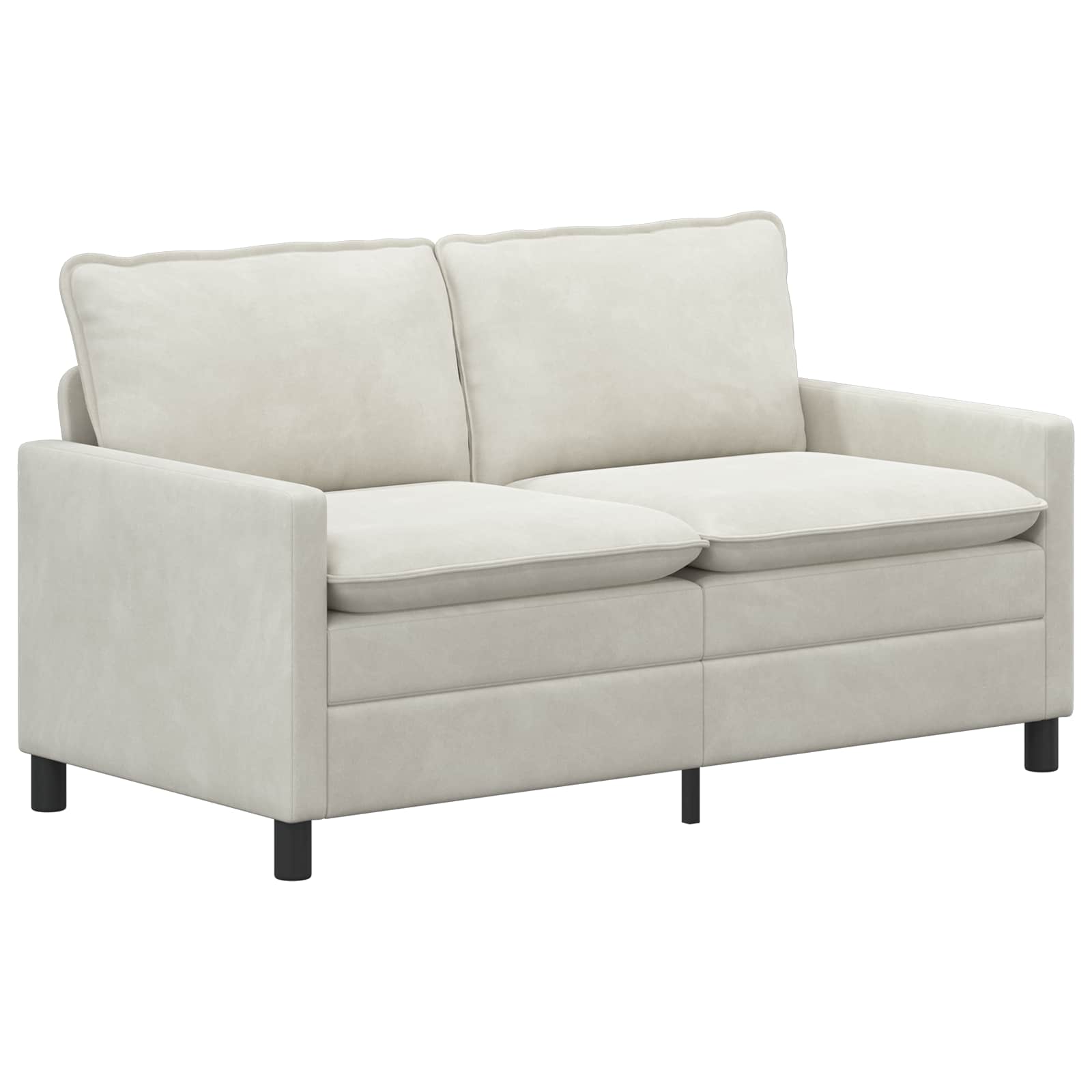 vidaXL Sofa kremowy 156 x 81 x 87,5 cm Welur
