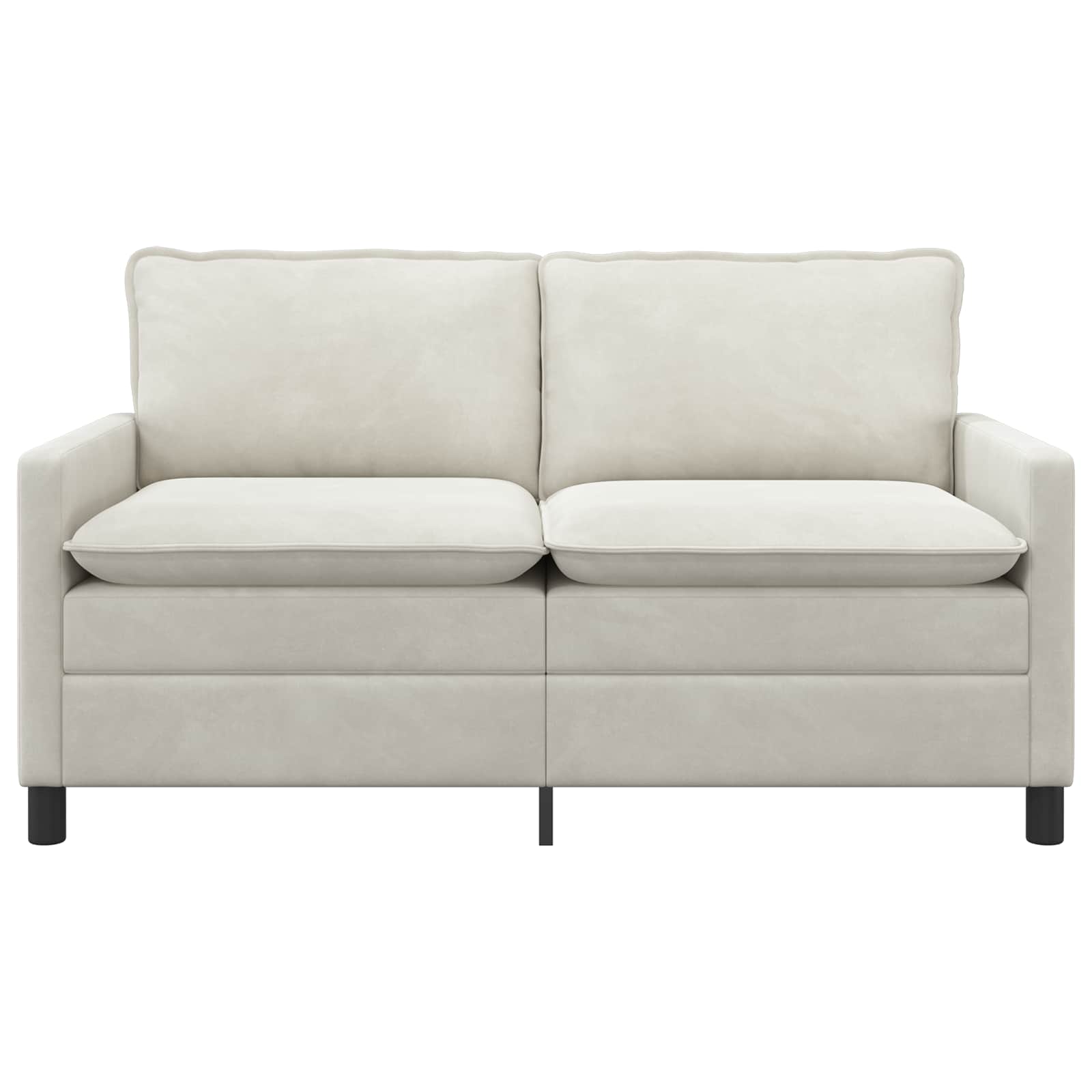 vidaXL Sofa kremowy 156 x 81 x 87,5 cm Welur