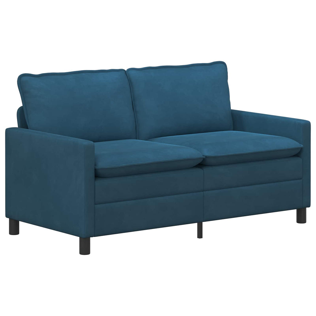 vidaXL Sofa niebieski 156 x 81 x 87,5 cm Welur