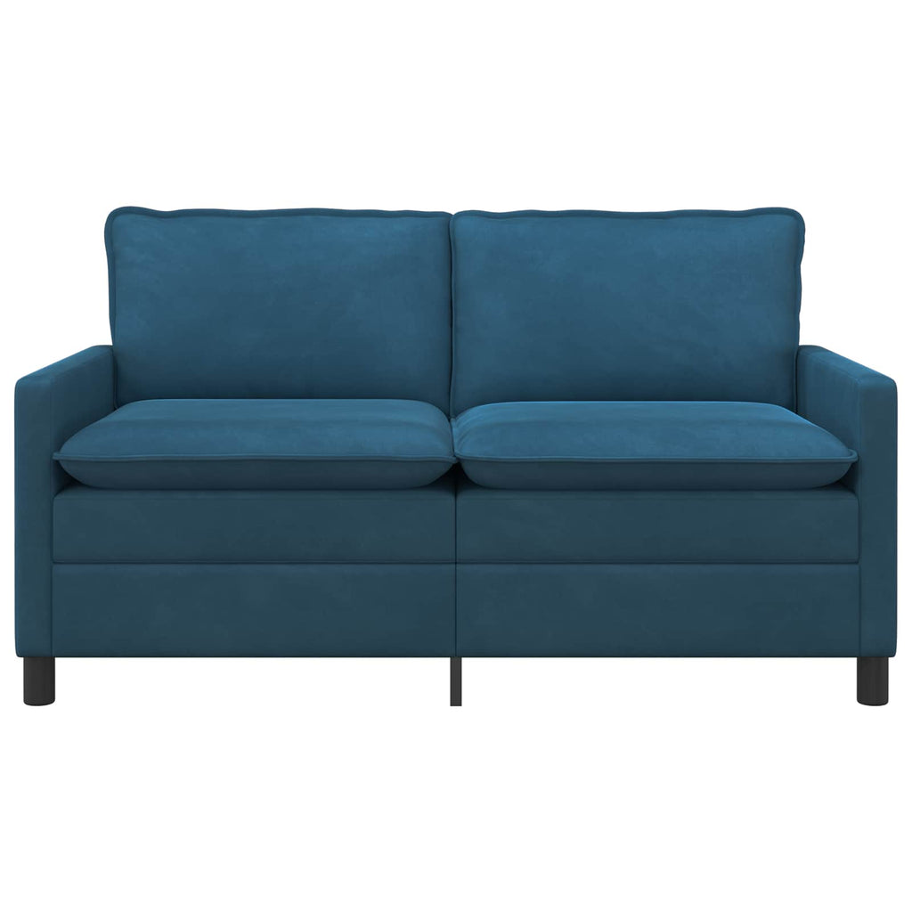 vidaXL Sofa niebieski 156 x 81 x 87,5 cm Welur