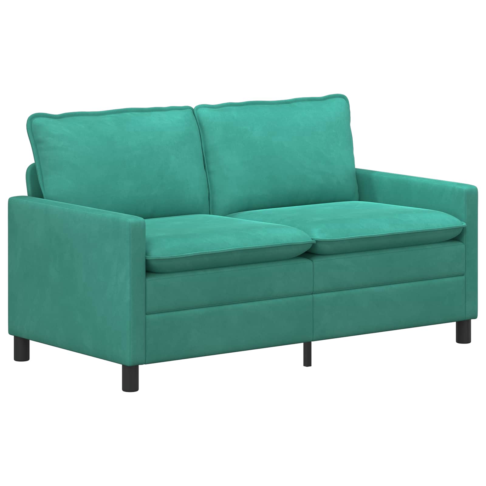 vidaXL Sofa Turkusowy 156 x 81 x 87,5 cm Welur