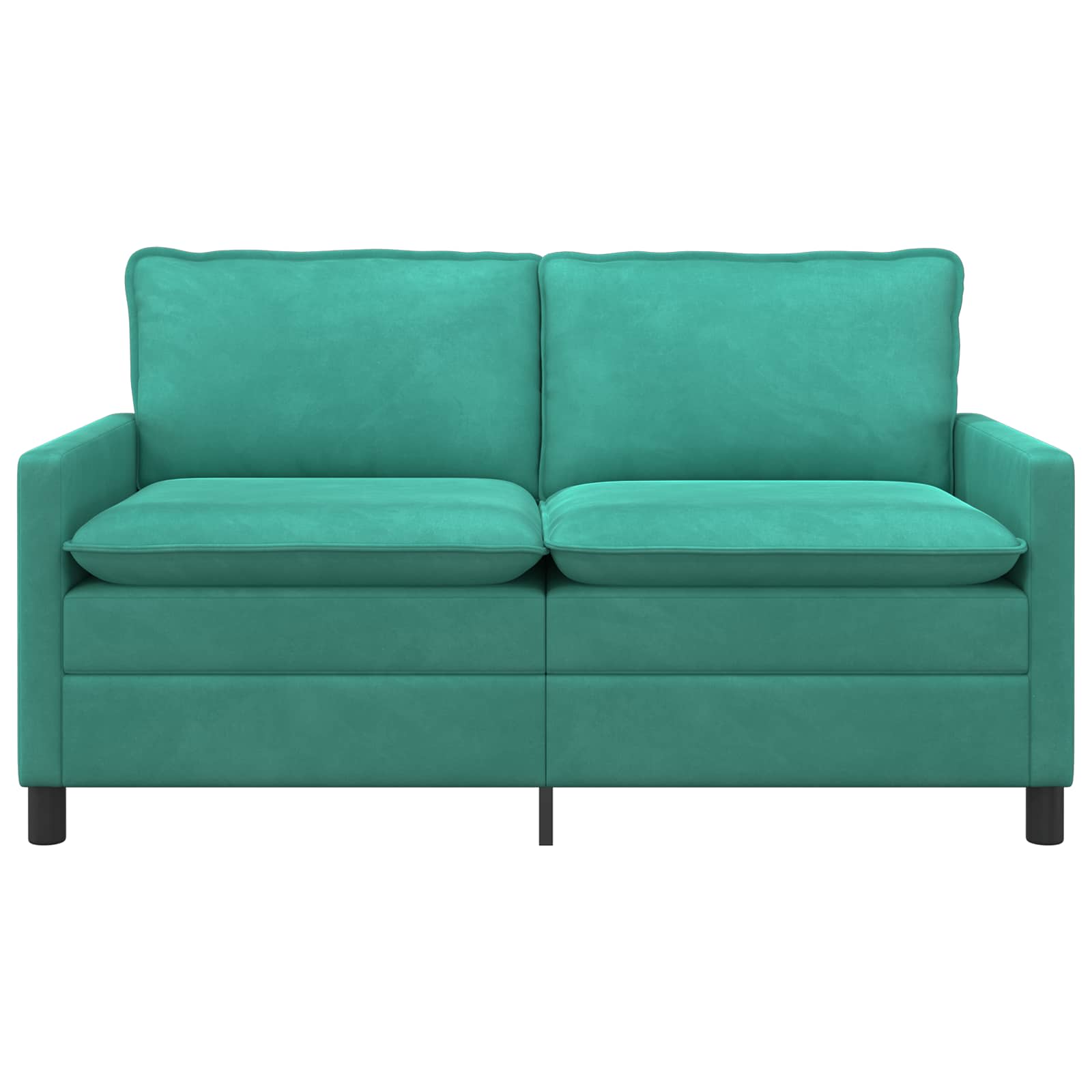 vidaXL Sofa Turkusowy 156 x 81 x 87,5 cm Welur