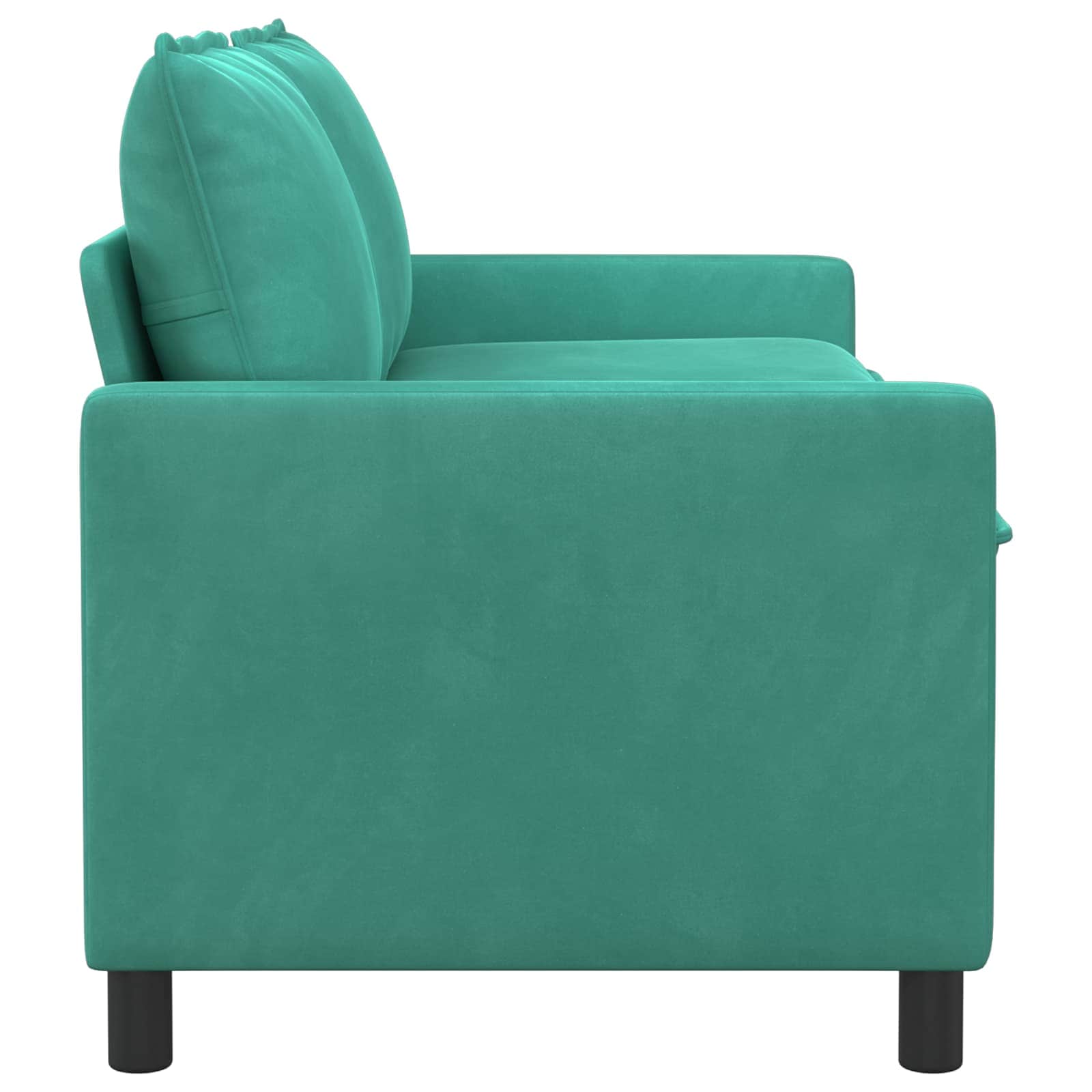 vidaXL Sofa Turkusowy 156 x 81 x 87,5 cm Welur