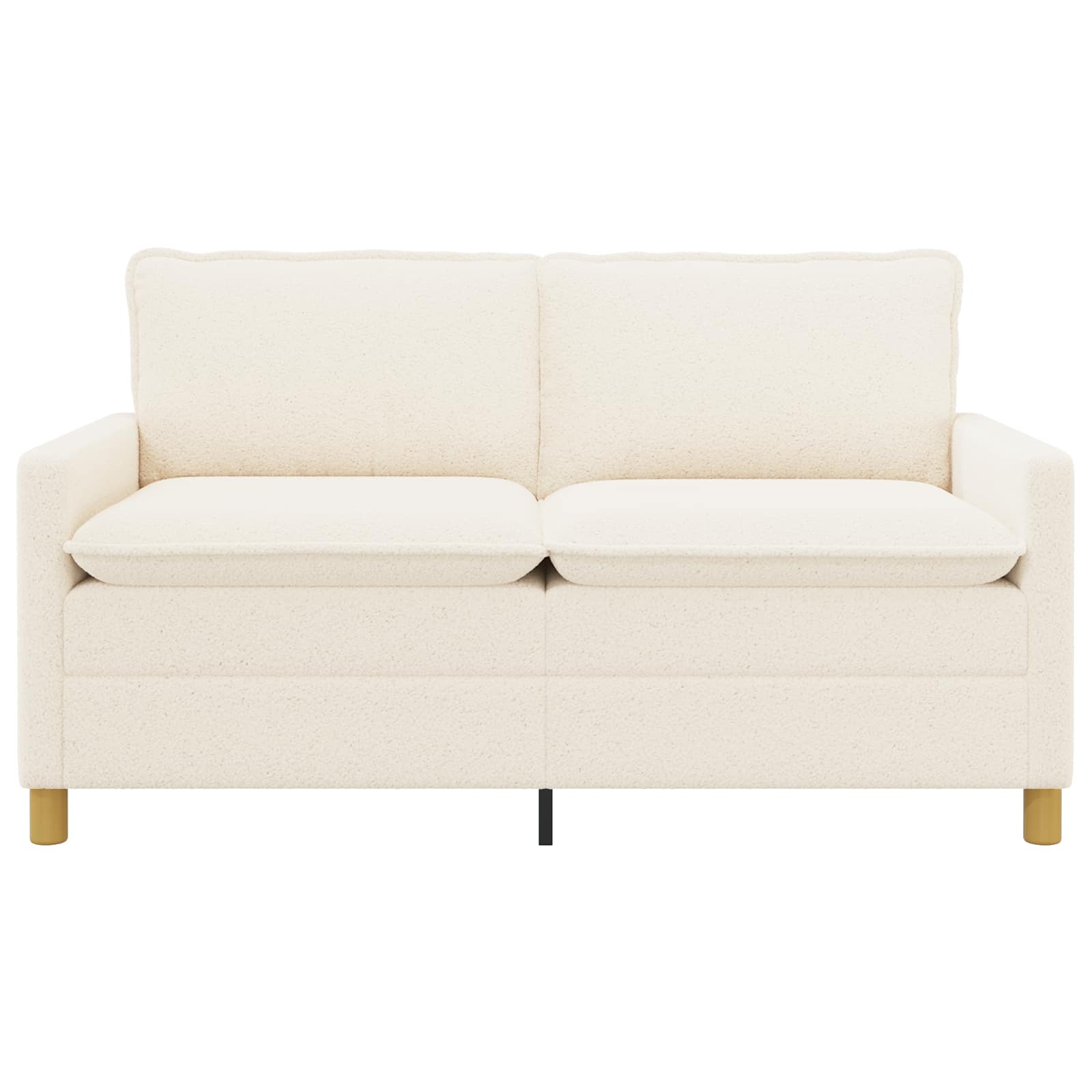 vidaXL Sofa kremowy 156 x 81 x 87,5 cm tkanina