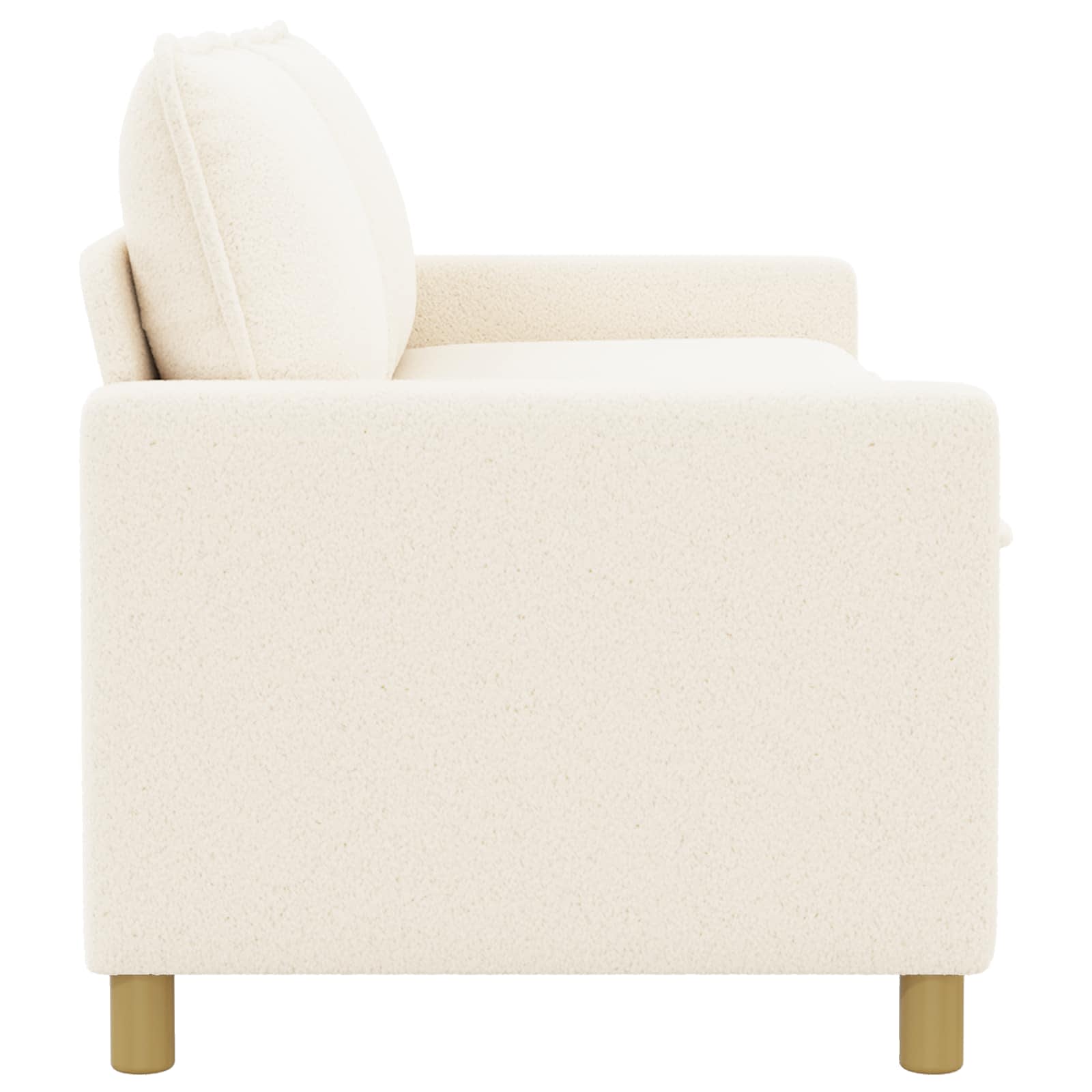vidaXL Sofa kremowy 156 x 81 x 87,5 cm tkanina