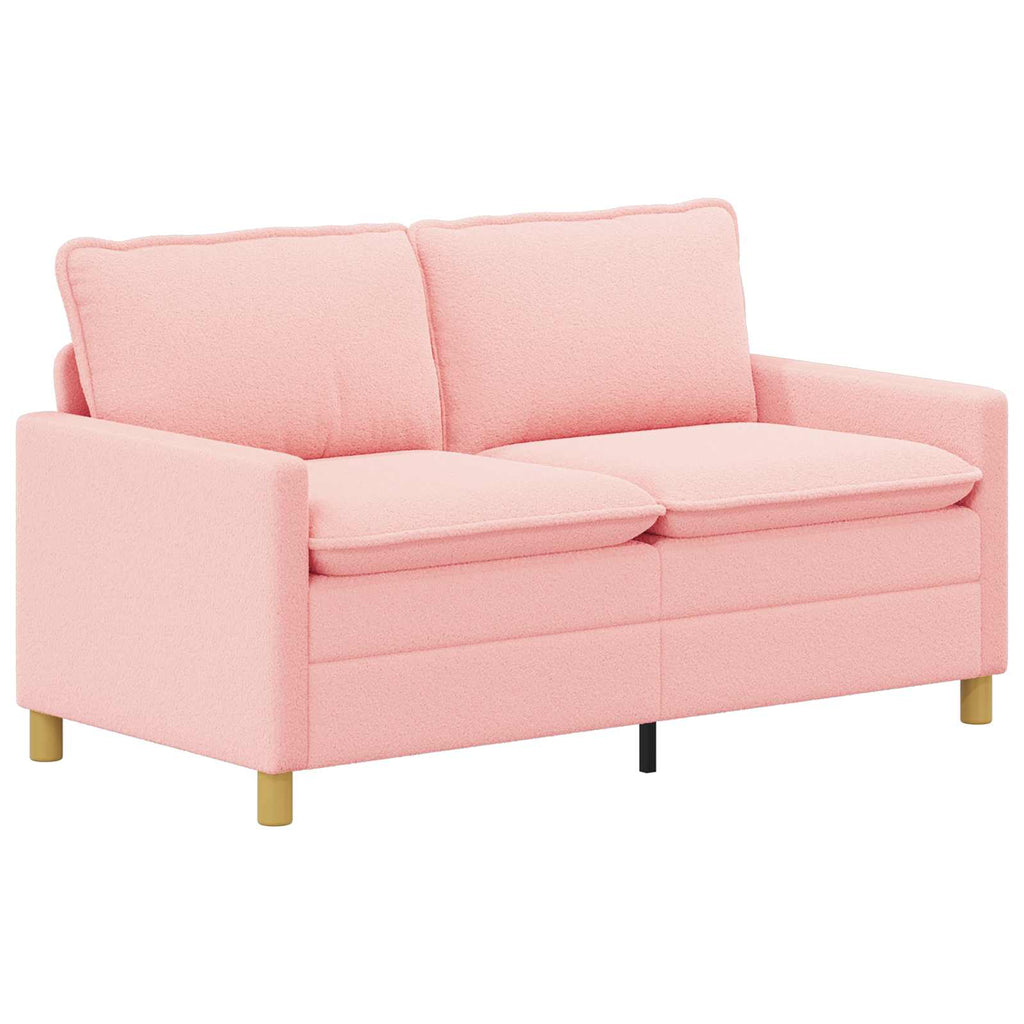 vidaXL Sofa różowy 156 x 81 x 87,5 cm tkanina