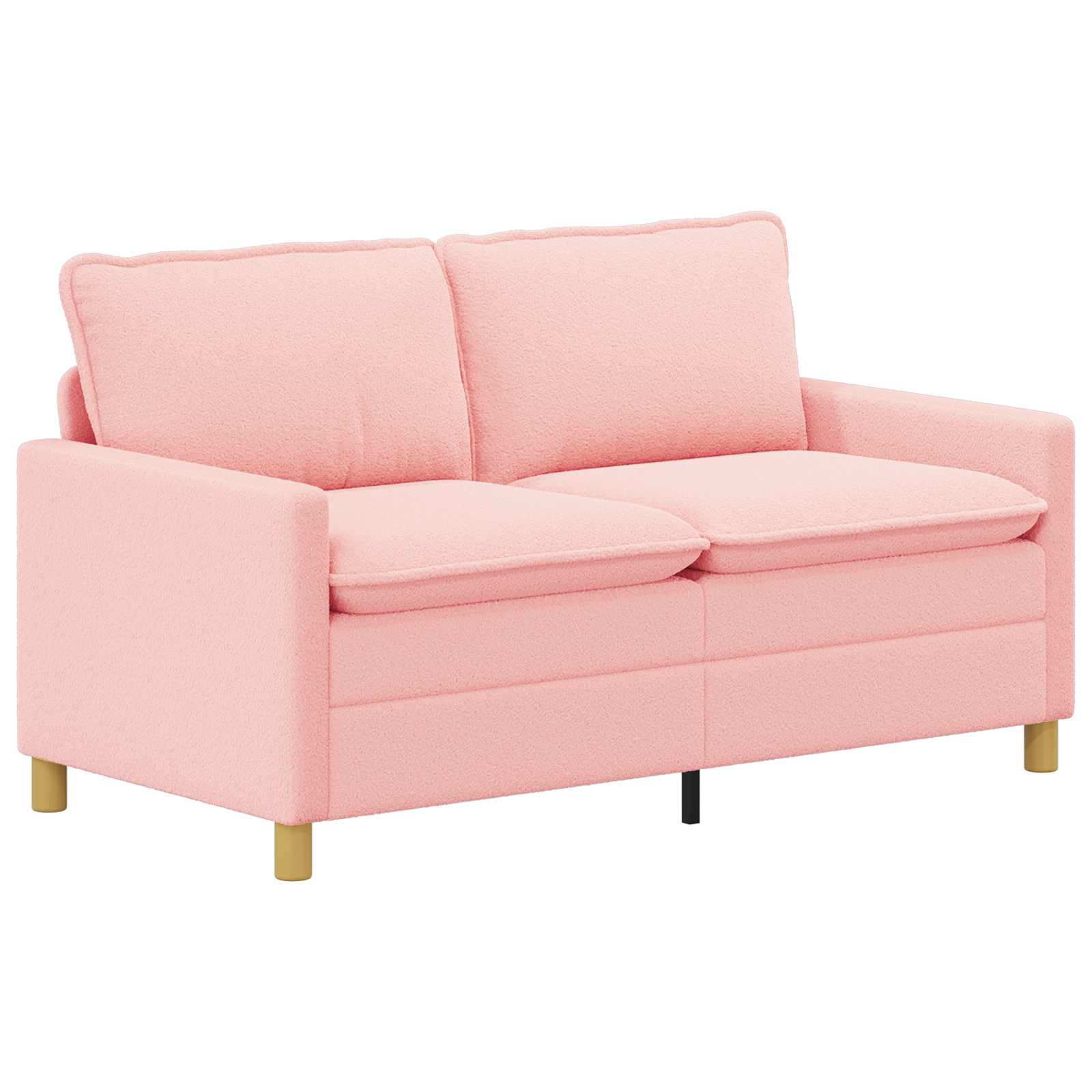 vidaXL Sofa różowy 156 x 81 x 87,5 cm tkanina