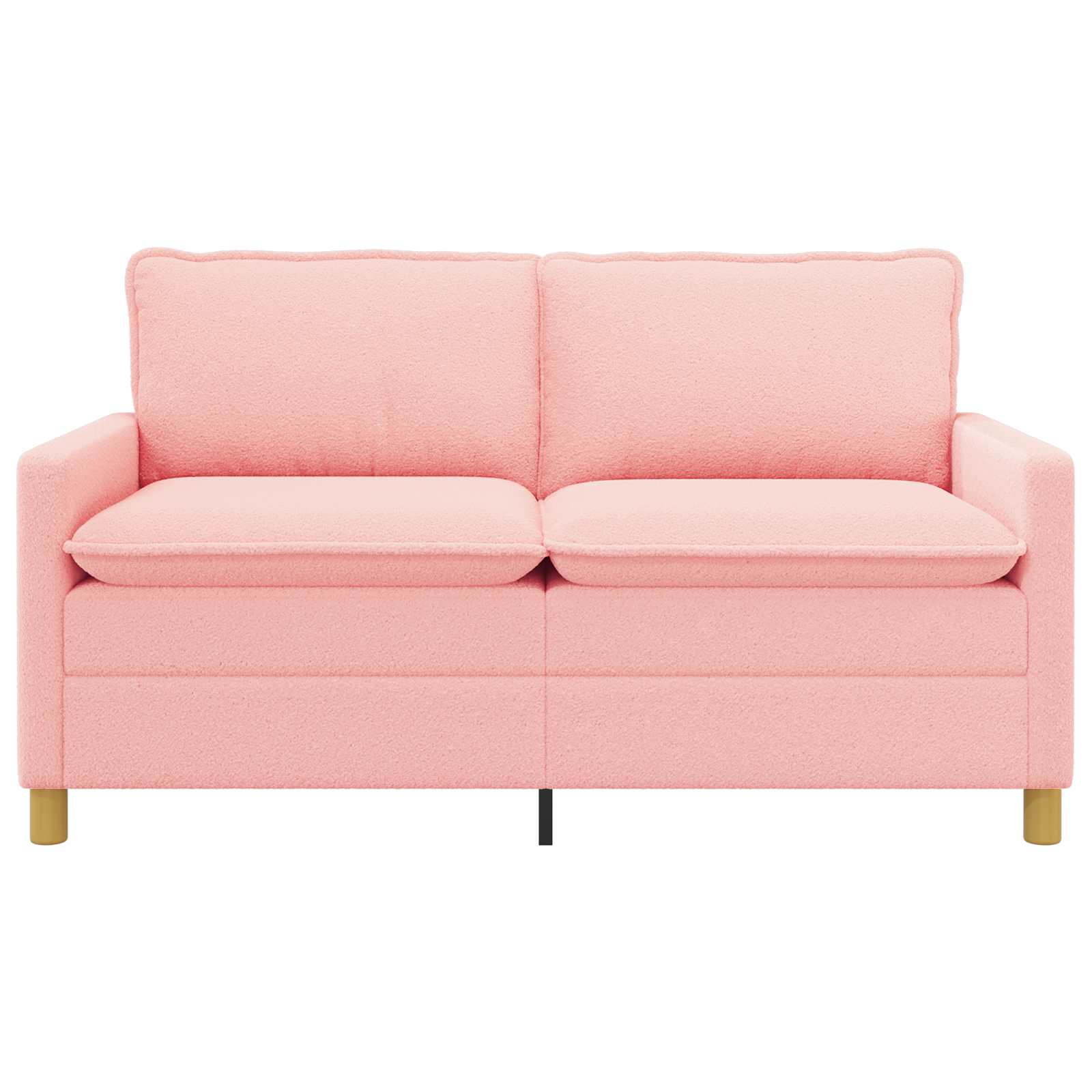 vidaXL Sofa różowy 156 x 81 x 87,5 cm tkanina
