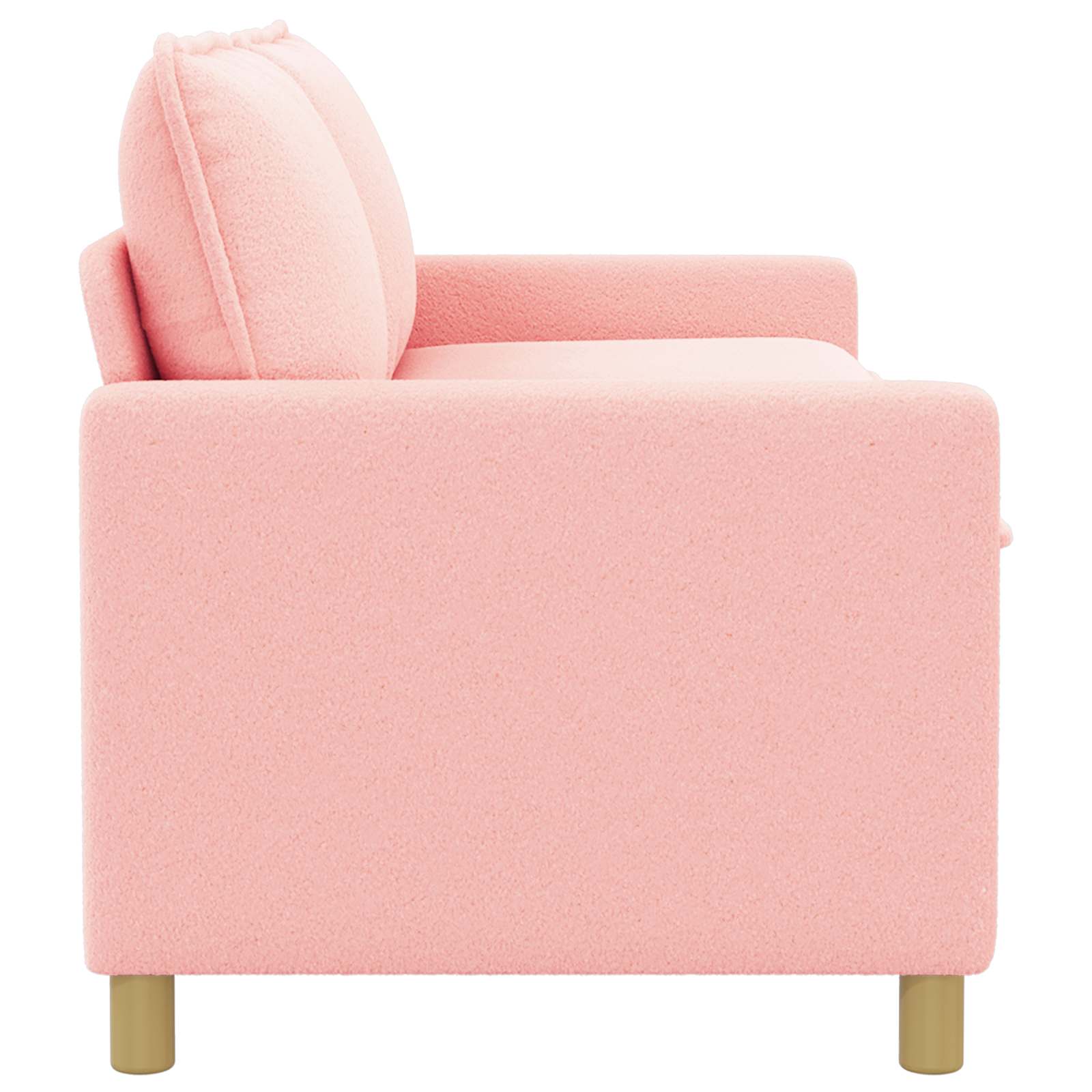 vidaXL Sofa różowy 156 x 81 x 87,5 cm tkanina