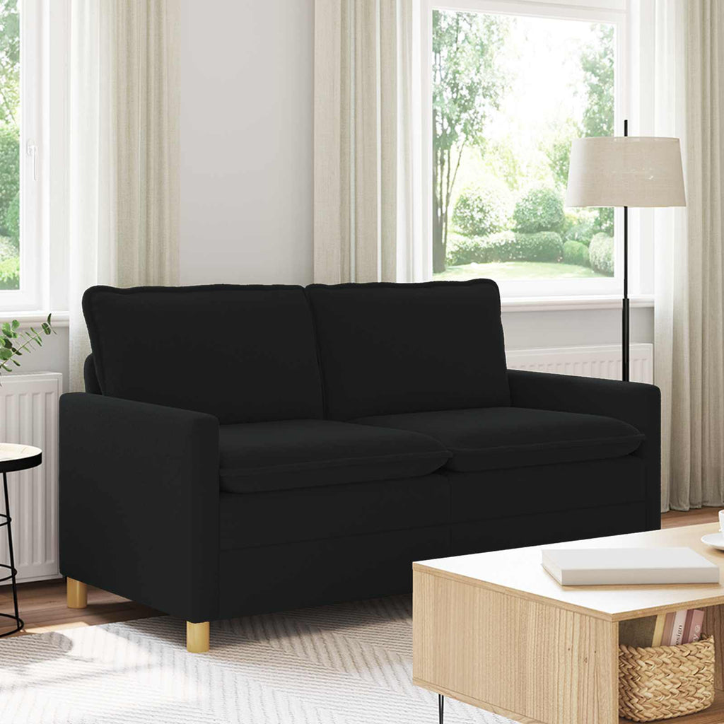 vidaXL Sofa Czarny 156 x 81 x 87,5 cm tkanina