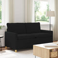 vidaXL Sofa Czarny 156 x 81 x 87,5 cm tkanina