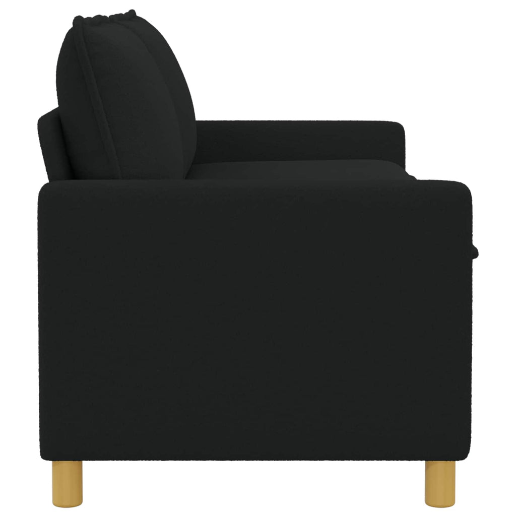 vidaXL Sofa Czarny 156 x 81 x 87,5 cm tkanina