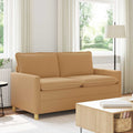 vidaXL Sofa Beżowy 156 x 81 x 87,5 cm tkanina