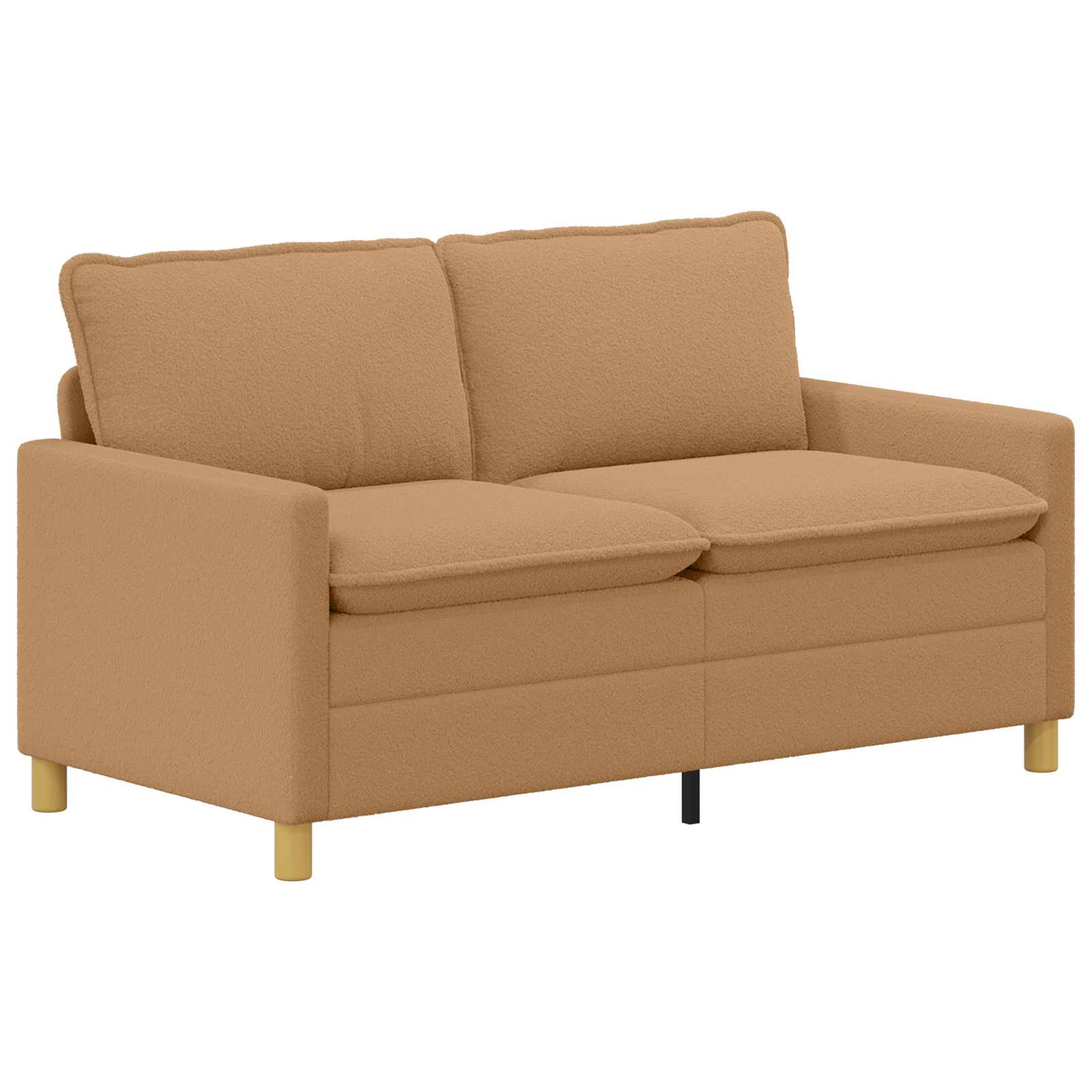 vidaXL Sofa Beżowy 156 x 81 x 87,5 cm tkanina