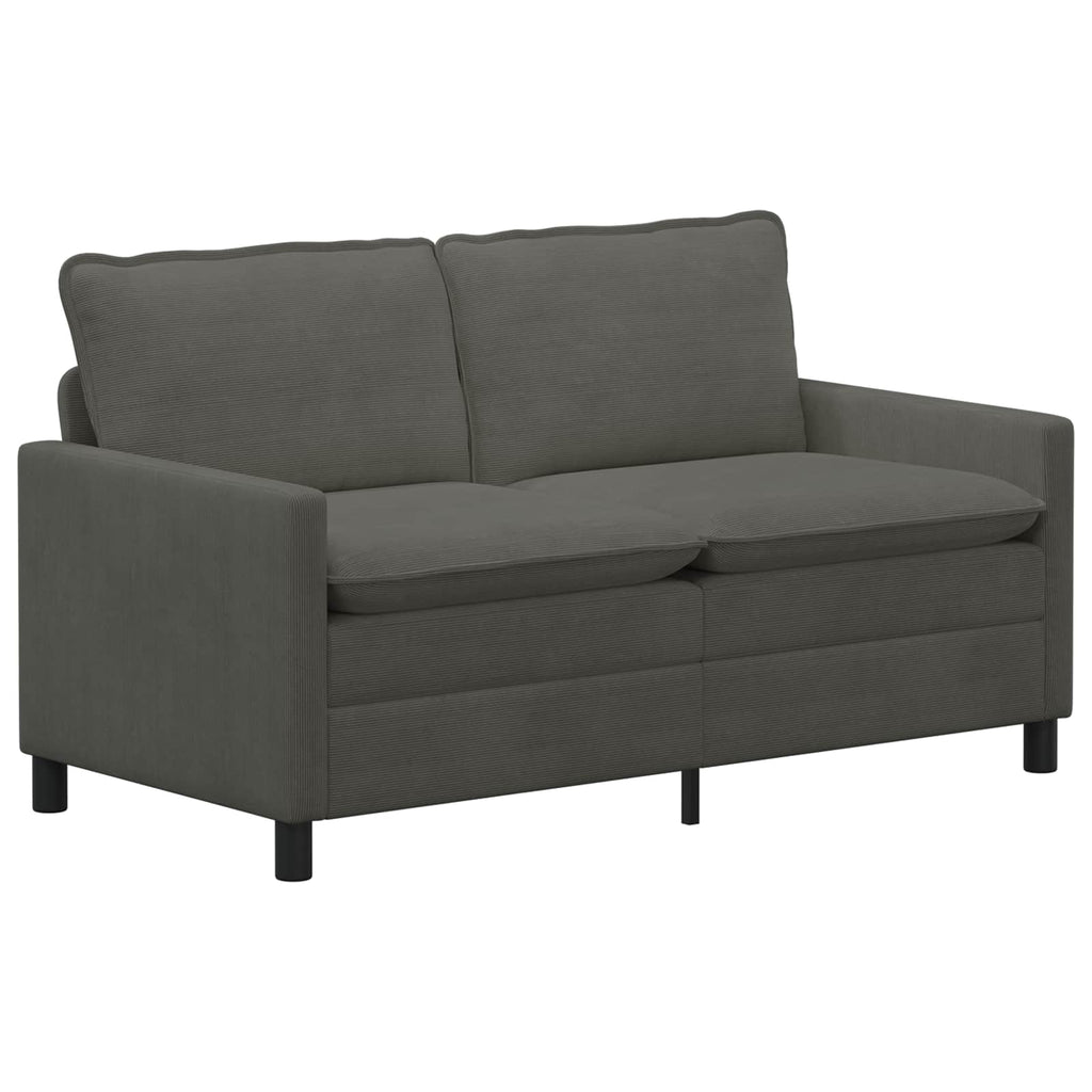 vidaXL Sofa ciemnoszary 156 x 81 x 87,5 cm tkanina