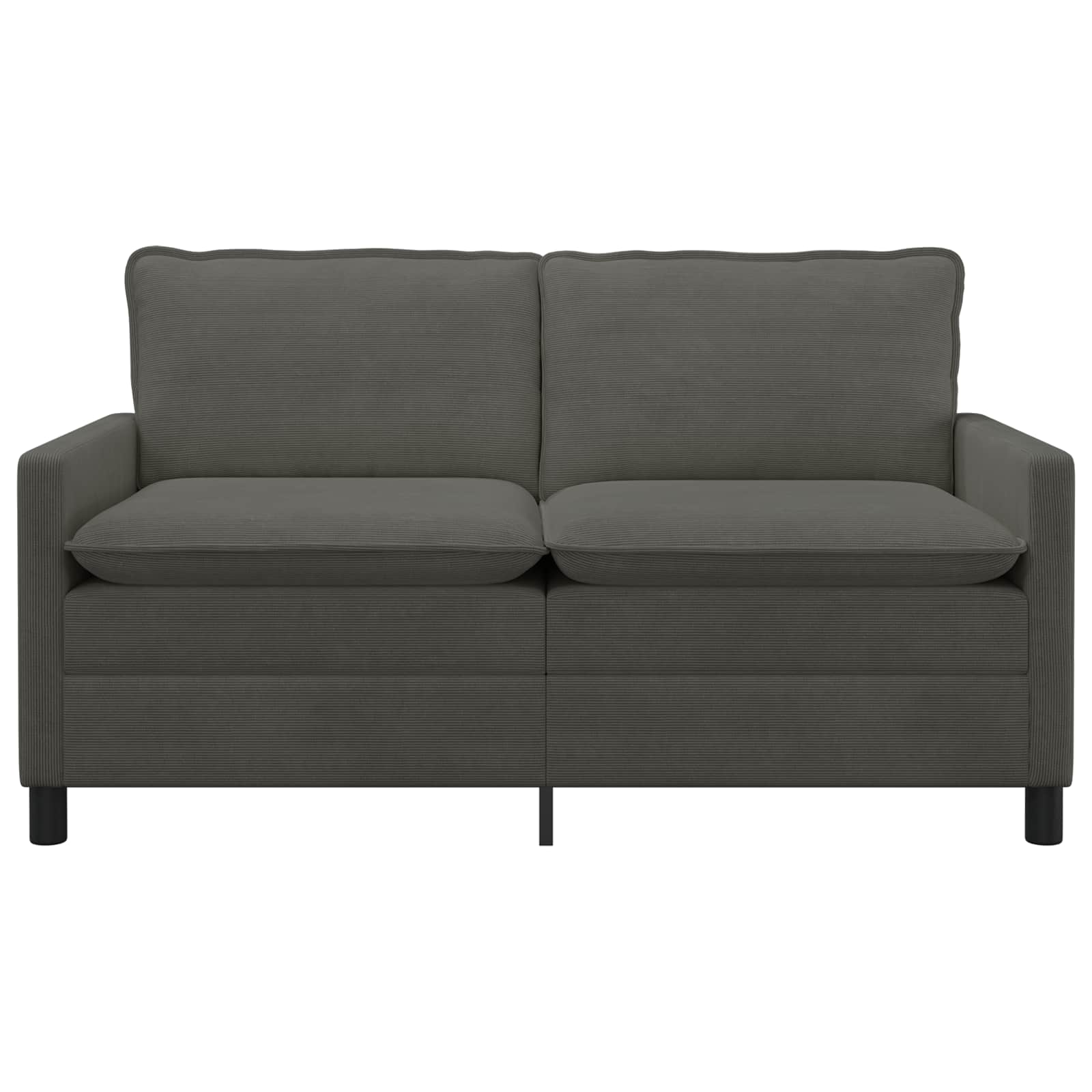 vidaXL Sofa ciemnoszary 156 x 81 x 87,5 cm tkanina