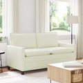 vidaXL Sofa kremowy 156 x 81 x 87,5 cm tkanina