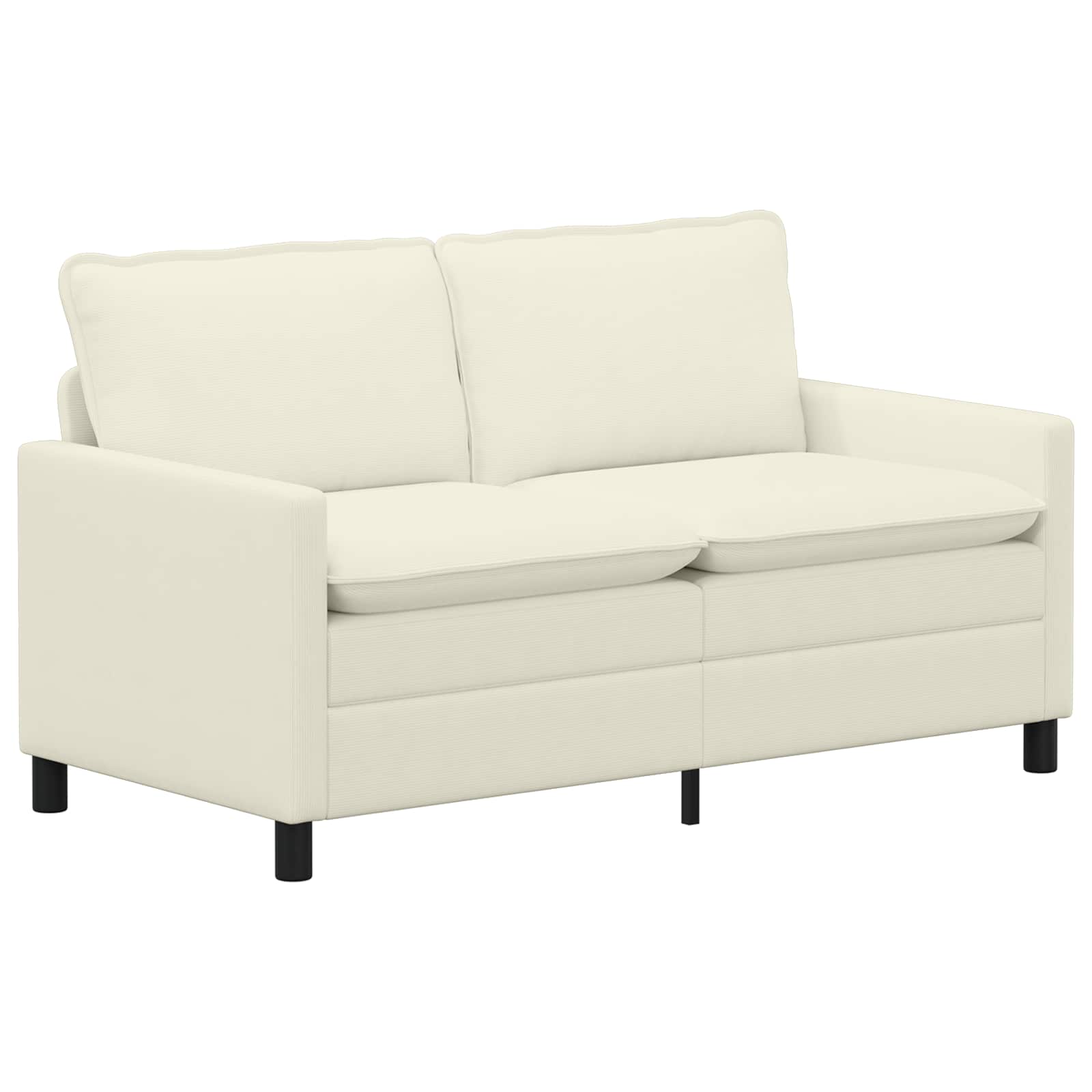 vidaXL Sofa kremowy 156 x 81 x 87,5 cm tkanina
